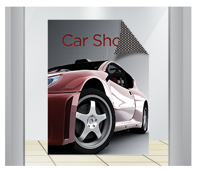 Perforated Window Decals