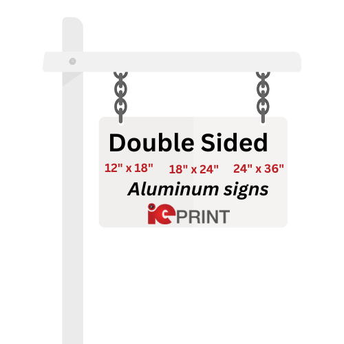 Aluminum for sale sign